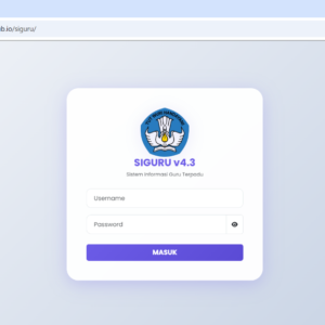 SIGURU - Sistem Informasi Guru Terpadu Untuk Digitalisasi Administrasi Pendidikan