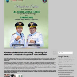 GENTONG GEMANTING (Gerakan Terpadu Tebar, Olah, Simpan dan Gunakan Gizi Enak Asal Ikan untuk Mencegah Stunting)