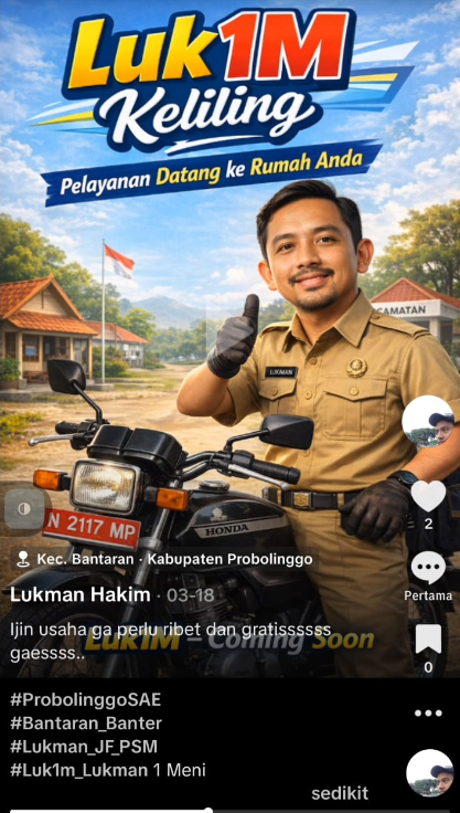 LUK1M (Layanan UMKM Keliling 1 Menit)